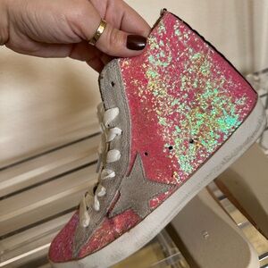 Authentic Kids Golden Goose Sparkle HighTops